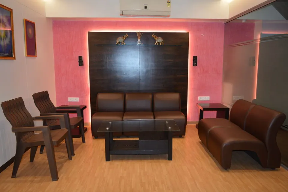 The waiting area